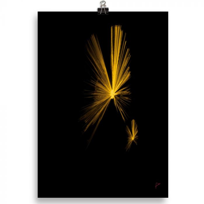 Reproducción de arte en lámina 30x21 cm - Mariposas - Diseño Digital - Abstracto - Fotografía y Pintura -pintado por Fuli